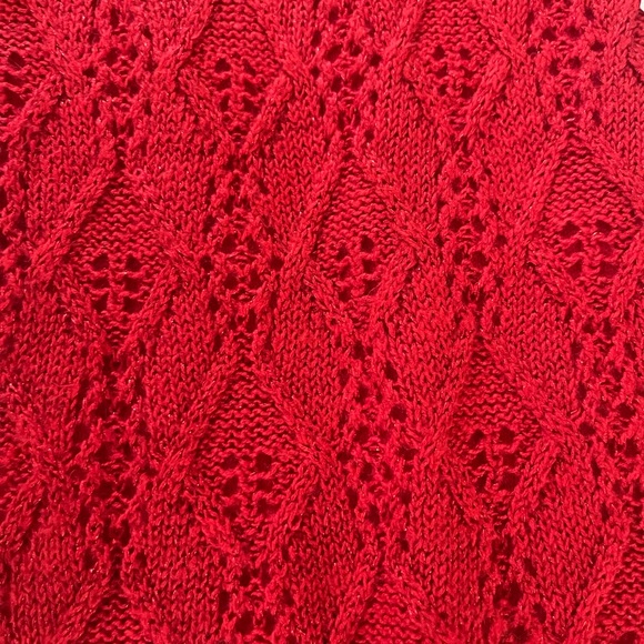 Red Sweater Dress - Picture 2 of 3